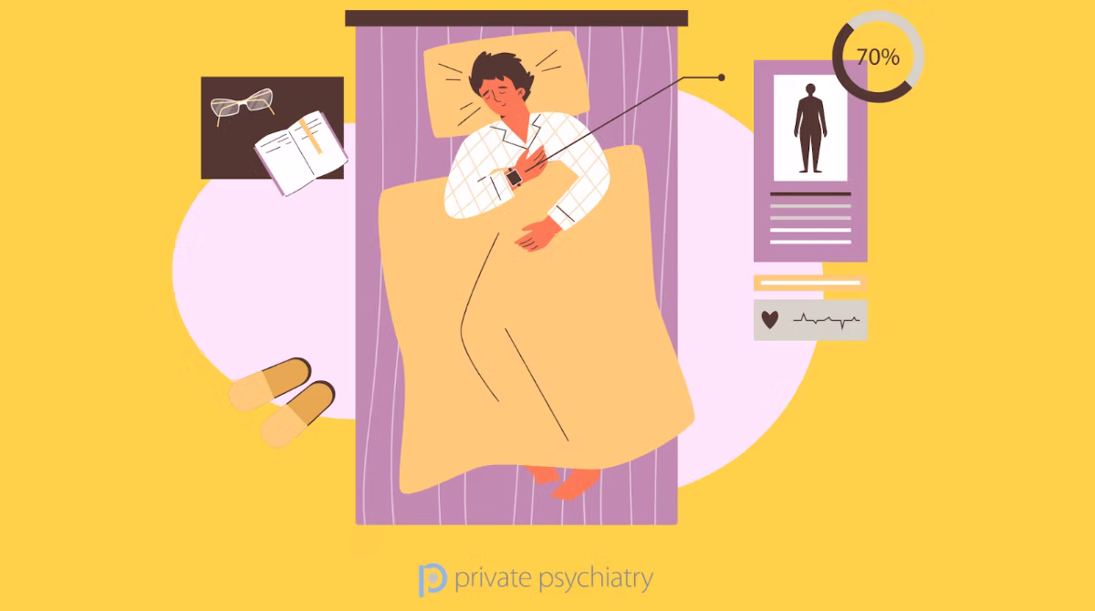 Person sleeping in bed