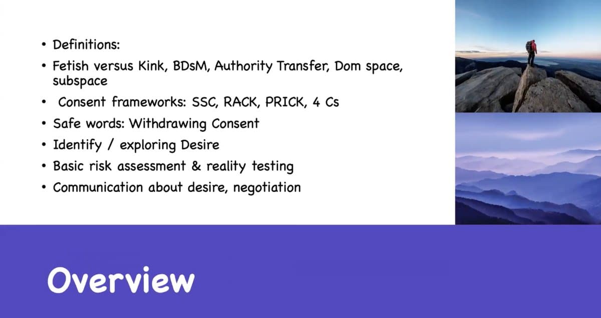 Fetish & Kink Workshop: How to explore and communicate desires — preview 2