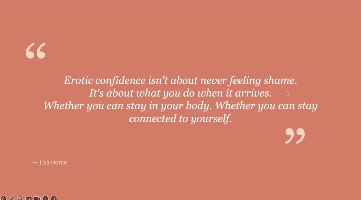 Moving from Sexual Shame to Erotic Confidence: Online Kink Workshop — preview 1